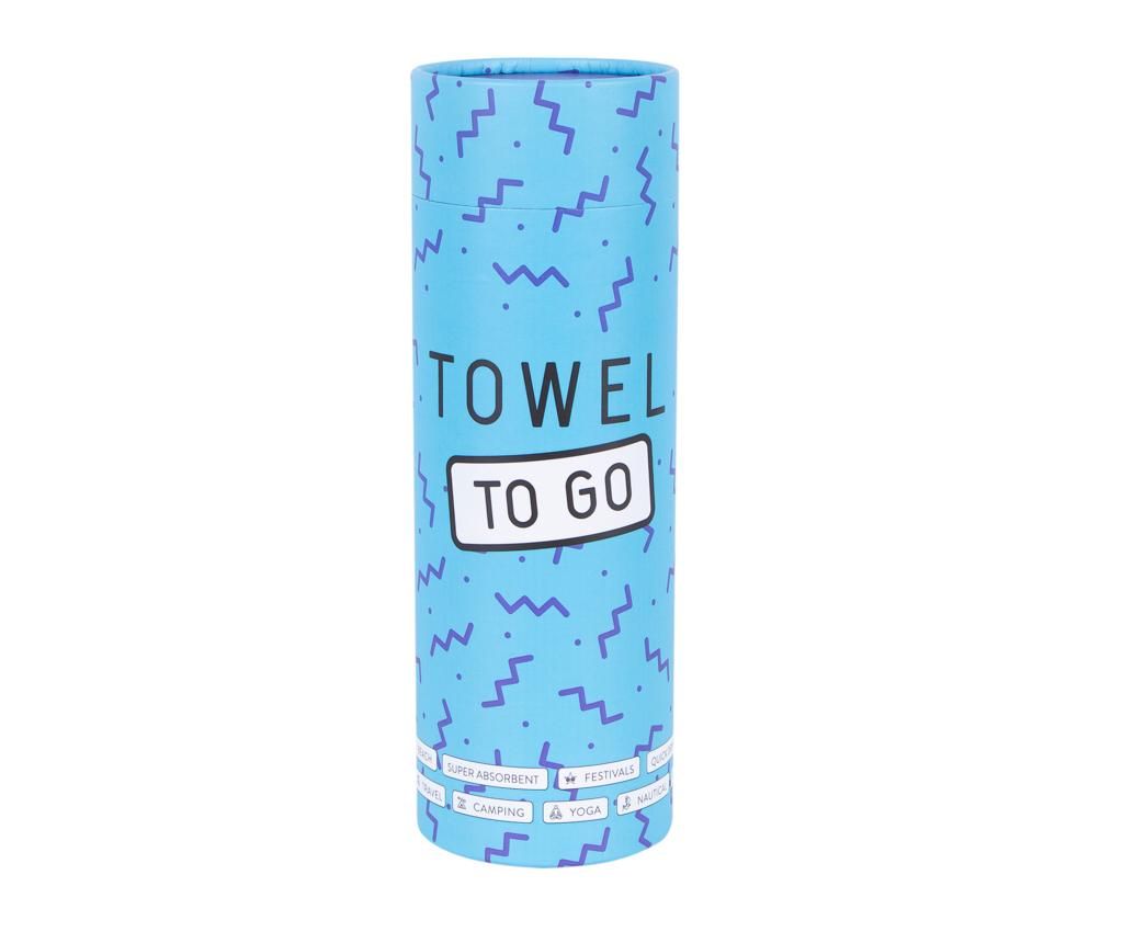 Prosop de plaja Sultan Dark Blue 100×180 cm – Towel to GO, Albastru Towel to GO